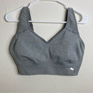 Puma Convertible Strap Sportsbra - Gray - Large